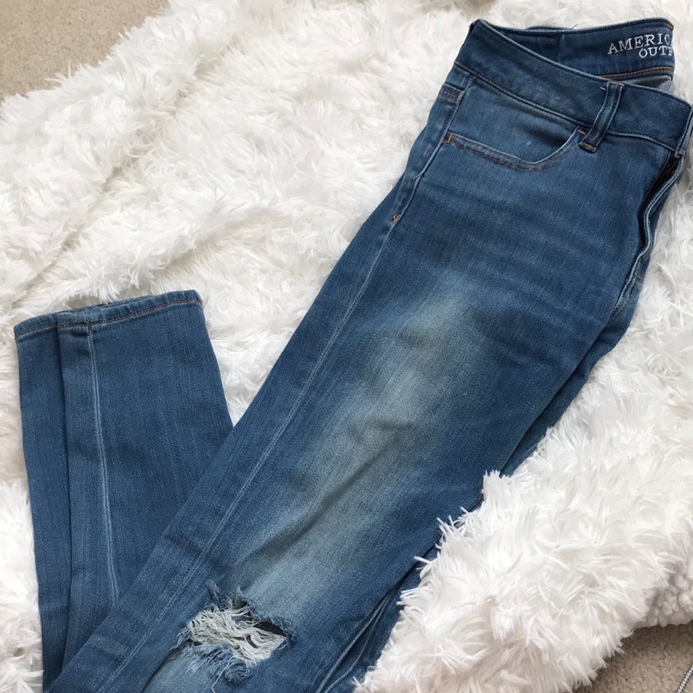 AEO | distressed jeggings